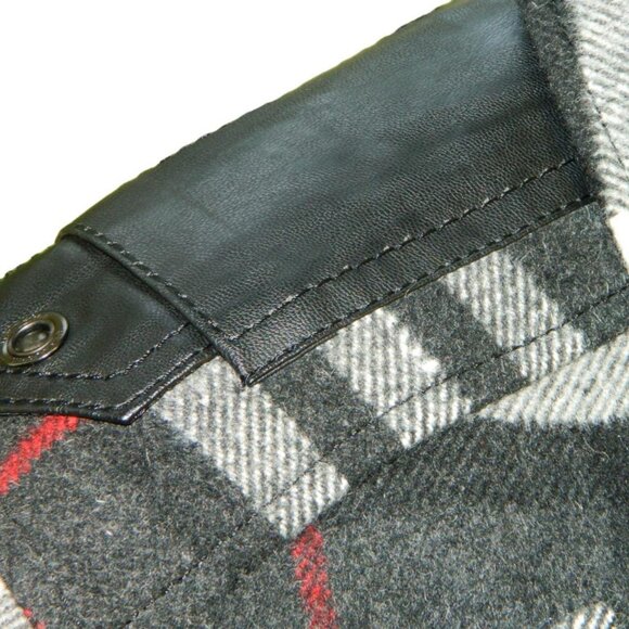 Plaid Peacoat Designer Hip Hop Sean John Size Large - Picture 6 of 14